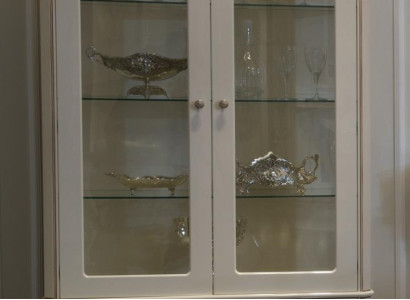 Classic Showcases Sideboard Display case Glass Cabinets Italy Furniture Wood
