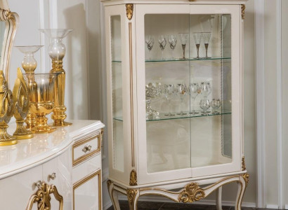 Showcases Glass Wardrobe Shelf Wood Display case Design Art déco Living room new