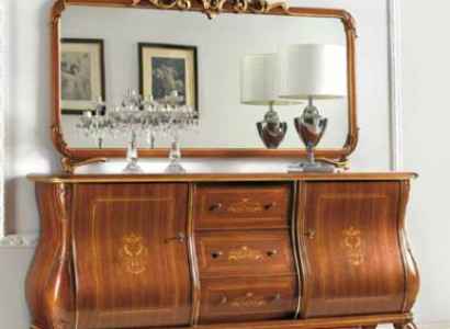 Sideboard with Mirror Sideboard Sideboards Wood Wardrobe Furniture Chests of drawers Brown new
