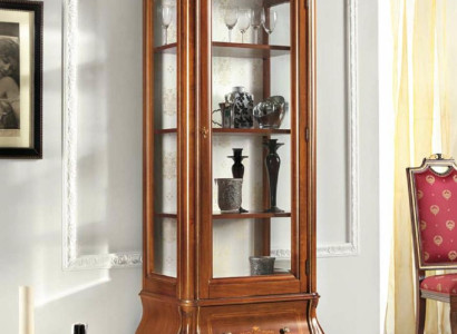 Display case Glass cabinet Wood Cabinets Living room Showcases Italian Luxury Furniture
