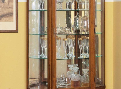 Furniture Glass Cabinet Display Case Wood Showcases Glass Wardrobe Cabinets Shelves Italy
