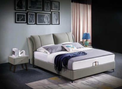 Bed 2x Bedside table 3 pcs. Bedroom Set Design Modern Luxury Beds Group new