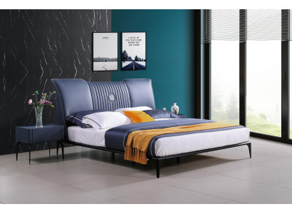 Bedroom Furniture 3 pcs. Set Hotel Bed + 2 Bedside tables high gloss Beds Italy