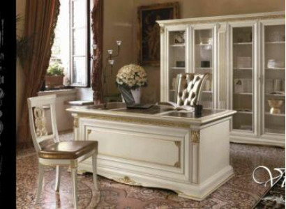 Study room Office Furniture Table Wardrobe Chair 3-piece set solid volz