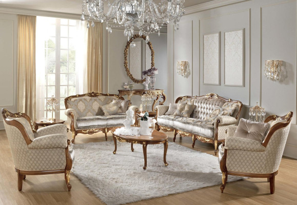 Rococo Italy Sofa Suite Group Classic Seat Sets Solid wood
