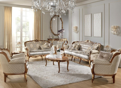 Rococo Italy Sofa Suite Group Classic Seat Sets Solid wood