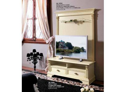 Television Wardrobe tv Wall Side Board TV-cabinet Low Italian Furniture Antique Style Wood