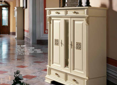 Chest of drawers Sideboard Wardrobe Sideboard Coat rack Italian Furniture Antique Style Wood