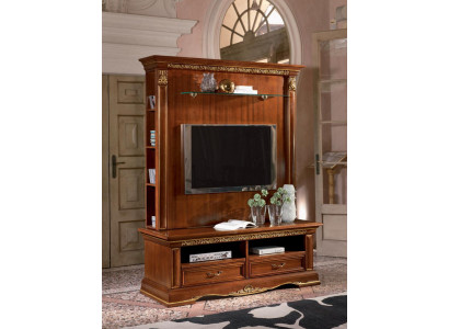 TV cabinet wall unit Wall unit TV wall unit Solid wood country house Solid wood