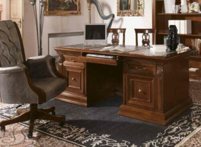 Office Furnishings Study room Armchair Office Furniture Chef Armchair Baroque Rococo 3-piece. Solid wood