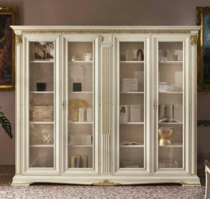 Office Bookcase Filing cabinet Luxury Italian Furniture Antique Wardrobe Solid wood