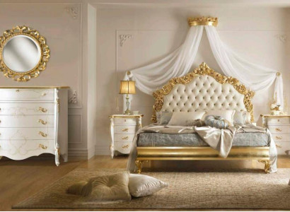 Bed Upholstery Design Luxury Double Hotel Beds Sleep Room 180x200cm Solid wood