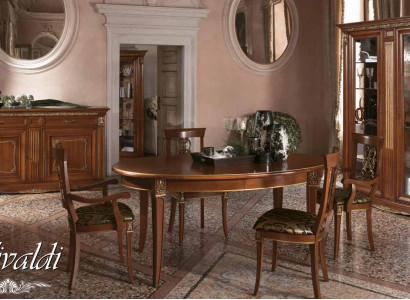 Dining Table Suite Designer Tables + 4x Chair Set Solid wood Complete Set Living