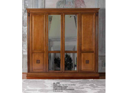 Wardrobe Bedroom Solid wood Wardrobe Antique Style Cabinets Italian Furniture