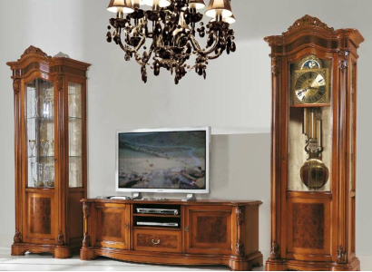 Living room TV cabinet Display case Wall unit Cabinets Design tv Art déco showcase set Wardrobe