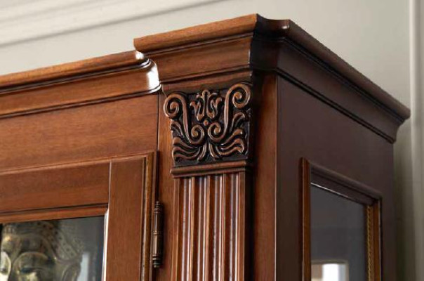 Display case Wardrobe Showcases Living room Show Cabinets Design new Baroque Rococo new