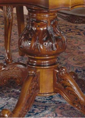 Dining table Suite Table 6x Chairs Chair Dining room Suite Group Solid wood 7pcs new