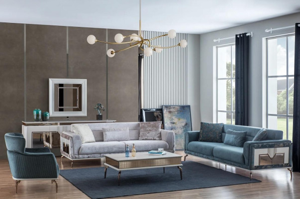 Designer sofa set 4 pieces. Couch Sofa Set 3 Seater Armchair Coffee table