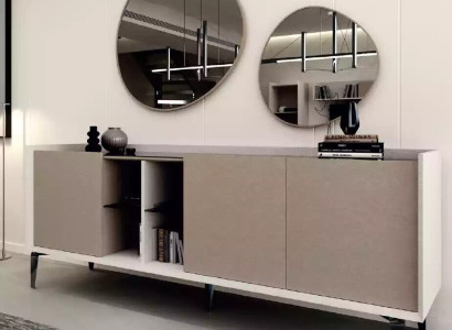 Sideboard in the living room modern luxurious new Furniture color gray Chest of drawers