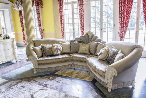 Sofa Fabric Sofa Couch Living landscape Suite Design Modern Sofas Italy L-shape