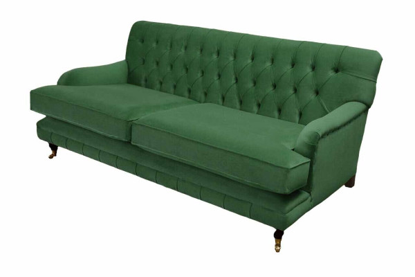 Chesterfield 3 Seater Designer Sofa Couch Upholstery Luxury Couches Textile