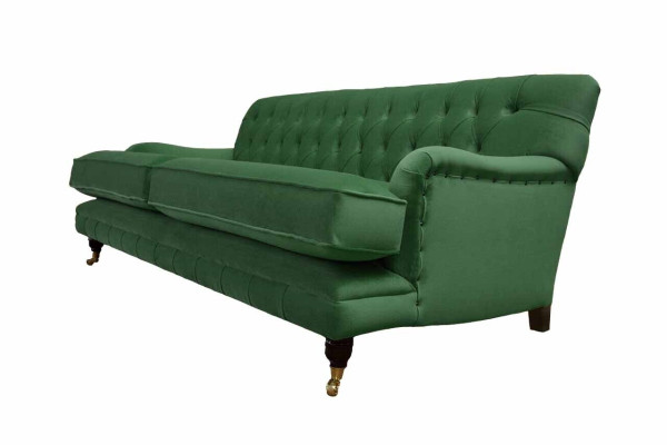 Chesterfield 3 Seater Designer Sofa Couch Upholstery Luxury Couches Textile