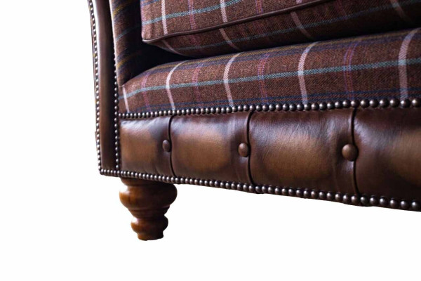 Chesterfield Two-seater Furniture 2 Seater Sofa Couch Upholstery Lounge Couches