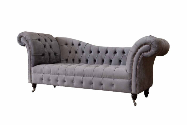 Chesterfield 3 Seater Design Couch Sofa Upholstery Seat Fabric Luxury Couches