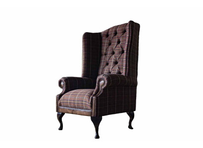 Chesterfield Design Sofa Armchair Couch Upholstery Wing Chair 1 Seater new