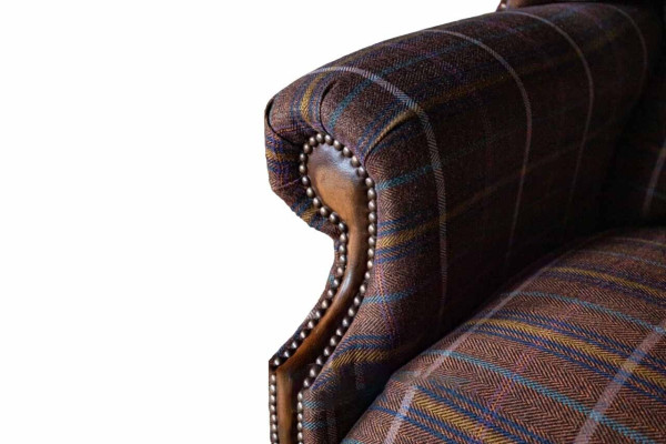 Chesterfield Design Sofa Armchair Couch Upholstery Wing Chair 1 Seater new
