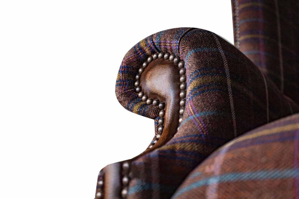 Chesterfield Design Sofa Armchair Couch Upholstery Wing Chair 1 Seater new