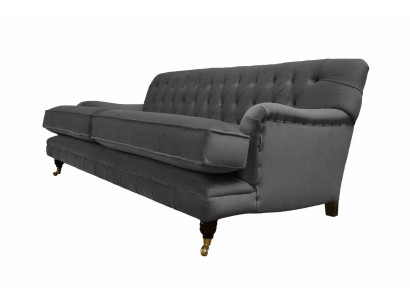 Sofa 3 Seater Couches Art Deco Three Seater New Textile Luxury Couch Upholstery