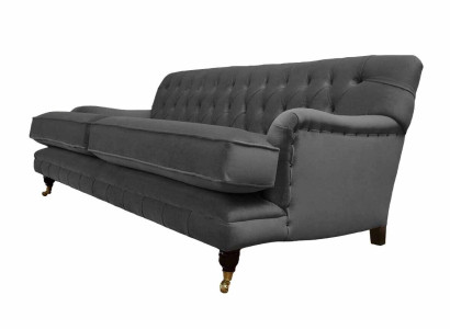Sofa 3 Seater Couches Art Deco Three Seater New Textile Luxury Couch Upholstery