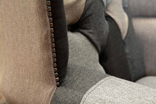 Wing Chair Chesterfield Sofa Couch Upholstery 1 Seater Armchair Sofas Textile