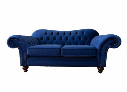 Sofas Chesterfield Design Sofa 2 Seater Couch Luxury Classic Textile