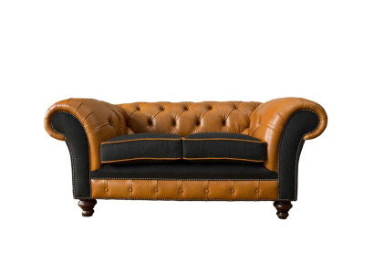 Chesterfield Leather Sofa Sofa Couch Upholstery 2 Seater Textile Sofas Couches