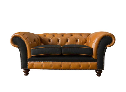 Chesterfield Leather Sofa Sofa Couch Upholstery 2 Seater Textile Sofas Couches