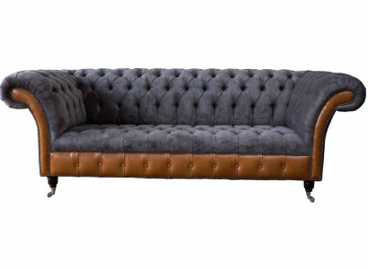 Design Sofa 3 Seater Chesterfield Couch Upholstery Sofas Three Seater new