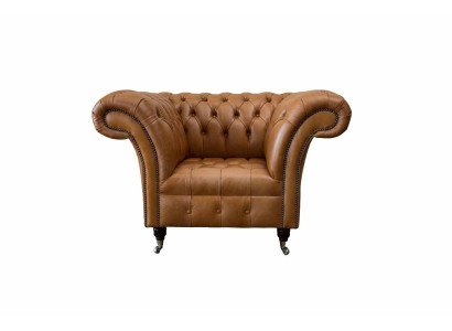 Armchair Wing Chair Seater Fabric Luxury Living room Classic Chesterfield