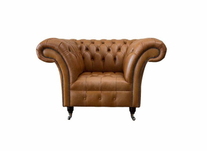 Armchair Wing Chair Seater Fabric Luxury Living room Classic Chesterfield