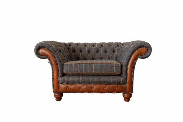 Armchair Sofa 1 Seater Couch Designer Textile Sofas Upholstery Wing Chair new