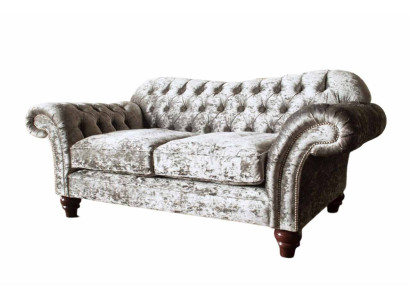Chesterfield Upholstery Textile Sofa 2 Seater Sofa Design Luxury Fabric Sofas