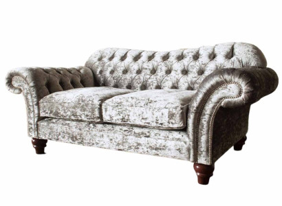Chesterfield Upholstery Textile Sofa 2 Seater Sofa Design Luxury Fabric Sofas
