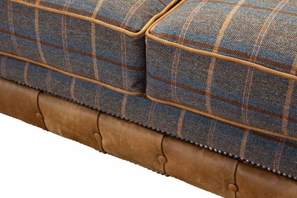 Chesterfield Sofa 2 Seat Design Couch Three Seater Luxury Furniture Style Textile Sofas