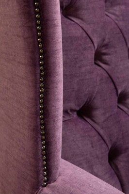 Wing Chair Designer Textile 1 Seater Couches Upholstery Chesterfield Seat