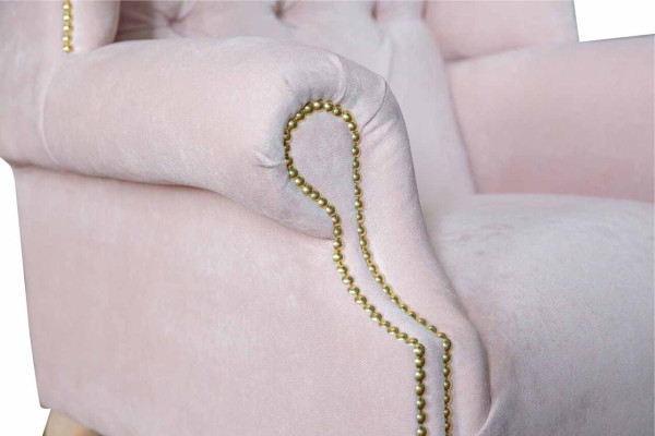 Wing Chair Armchair TV Single Seater Sofa Couch Upholstery Fabric Relax new