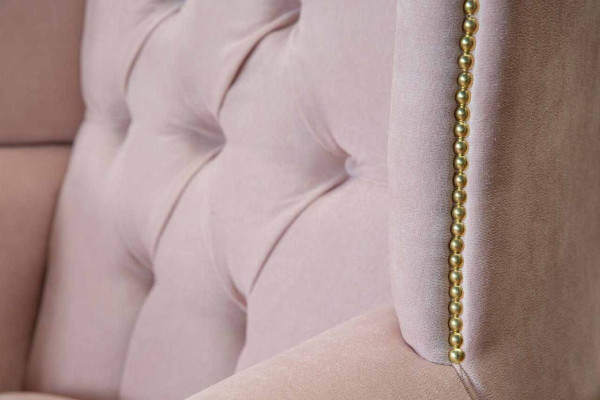 Wing Chair Armchair TV Single Seater Sofa Couch Upholstery Fabric Relax new