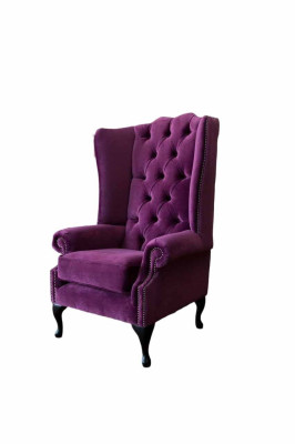 Chesterfield Design Armchair Upholstery Couch Wing Chair Couches 1 Seater