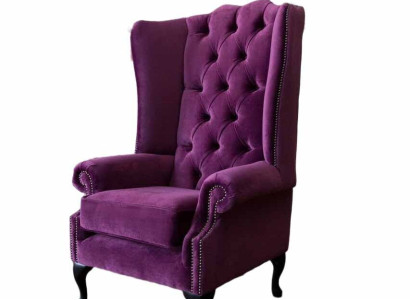 Chesterfield Design Armchair Upholstery Couch Wing Chair Couches 1 Seater