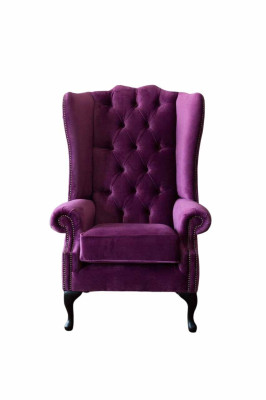 Chesterfield Design Armchair Upholstery Couch Wing Chair Couches 1 Seater